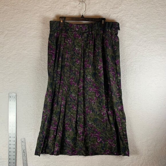 Christian Dior Women's Vintage Floral Separates Blouse & Midi Skirt Size 10 9642 - Picture 8 of 11